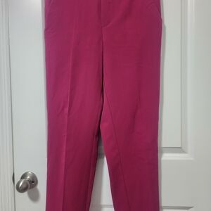 Elegant Women's Pink Straight Leg Pants
